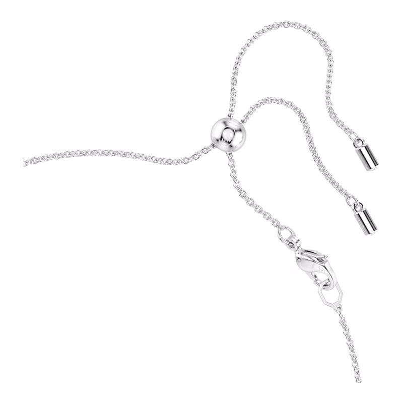 Ariana Grande X Swarovski Choker, Kristallperle, Rundschliff, Weiß, Rhodium-plattiert