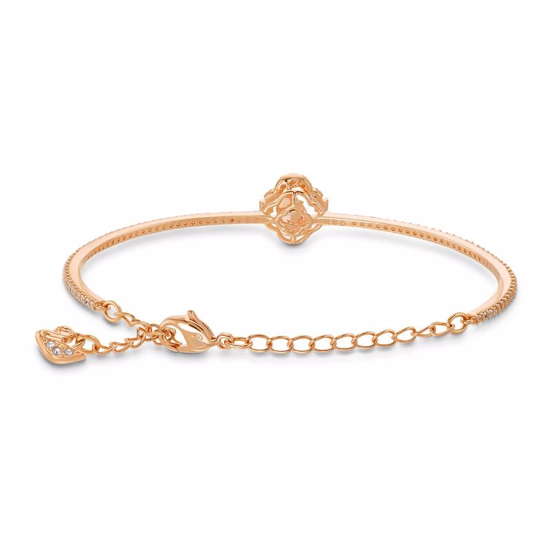 Swarovski Sparkling Dance Armband, Rosa, Roségold-plattiert