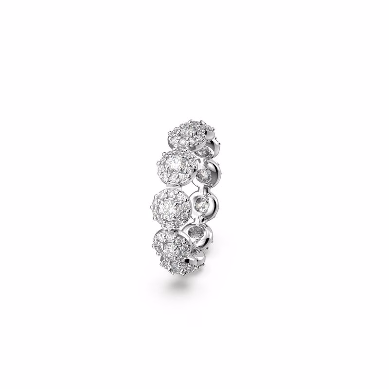 Una Angelic Ring, Rundschliff, Weiß, Rhodiumplattierung