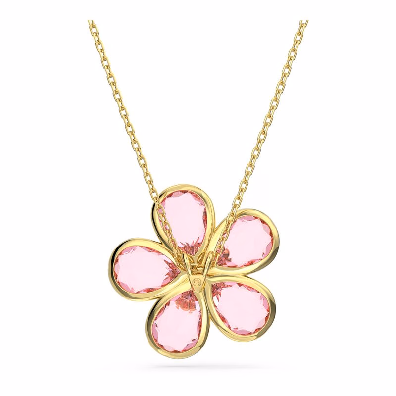 Florere-Anhänger, Blume, Rose, goldfarben plattiert