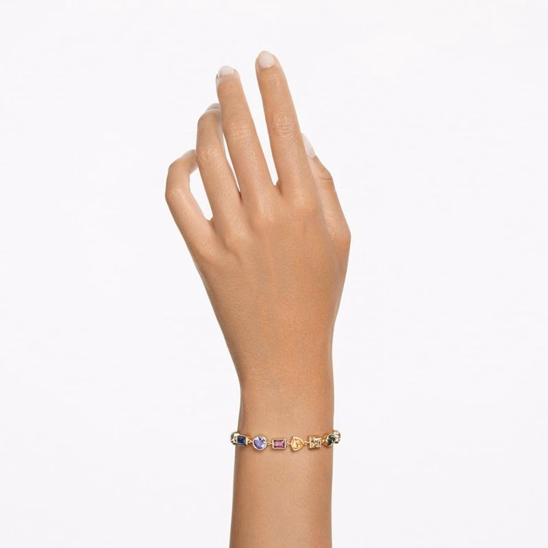 Stila Armband, verschiedene Größen, mehrfarbig, goldfarben plattiert