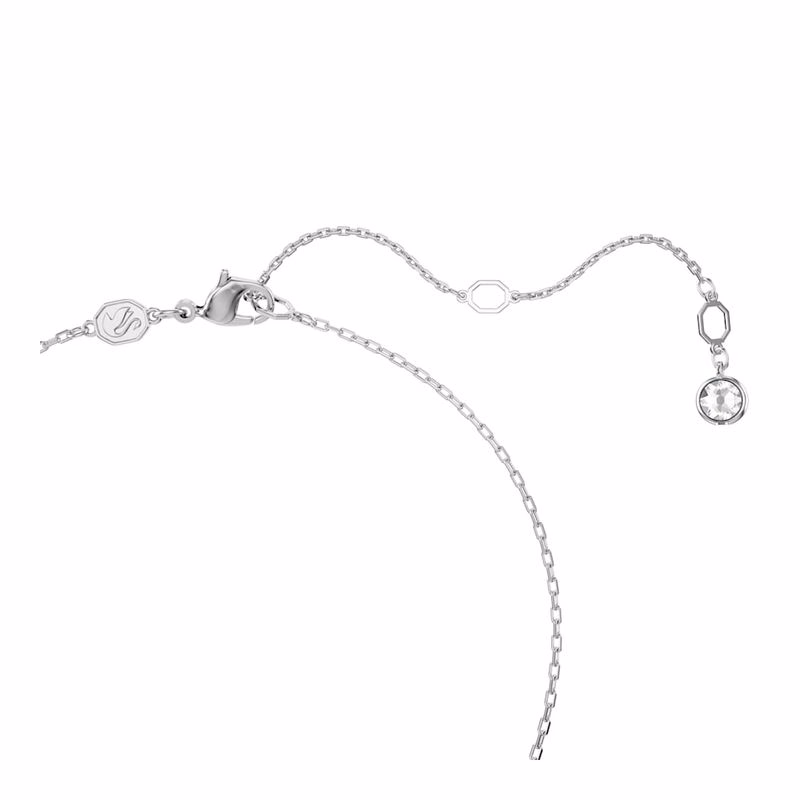 Idyllia-Anhänger, Blume, Blau, Rhodium-Beschichtung