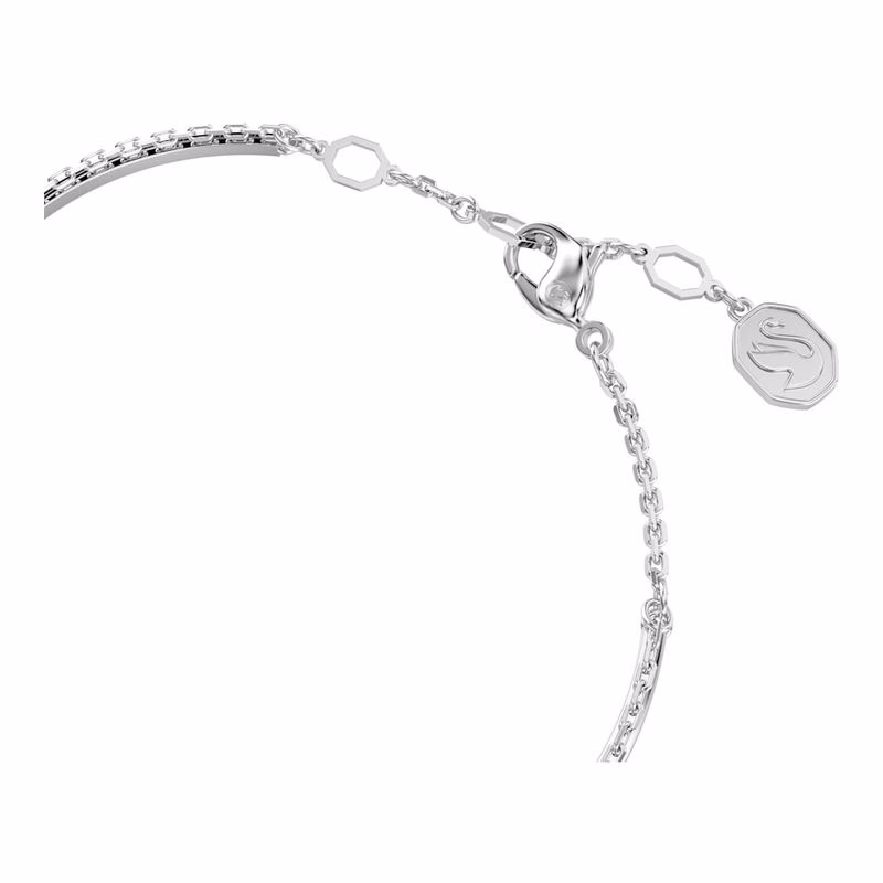 Meteora-Armband, Weiß, Rhodium-Beschichtung