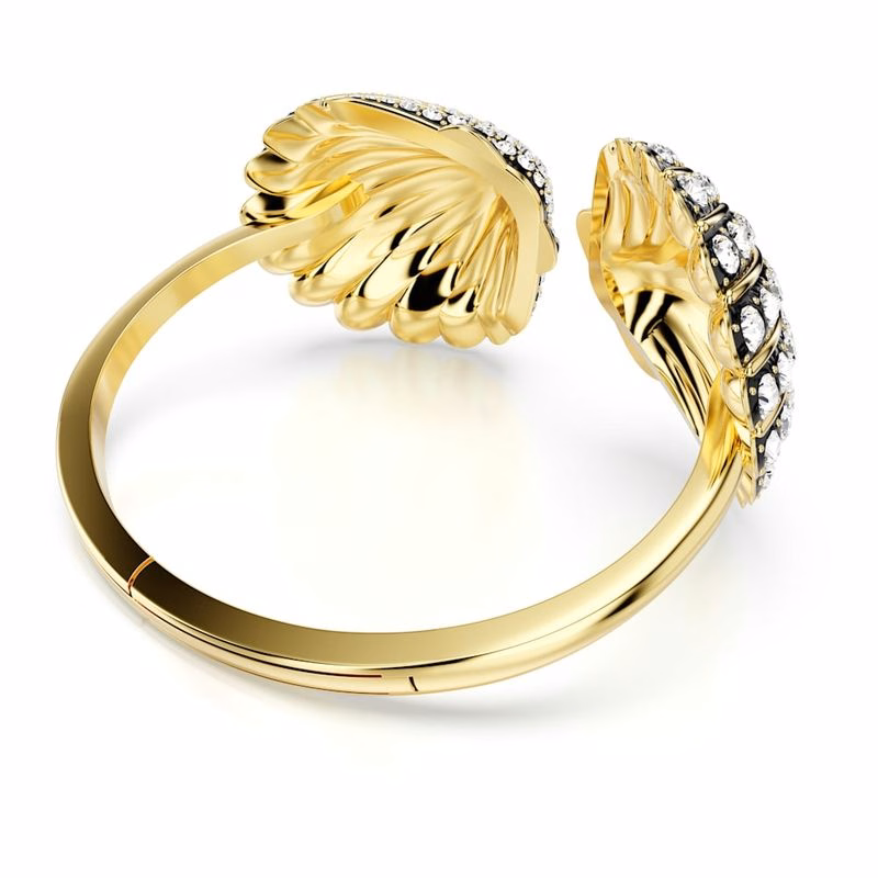 Idyllia Armband, Muschel, Weiß, Goldfarben plattiert