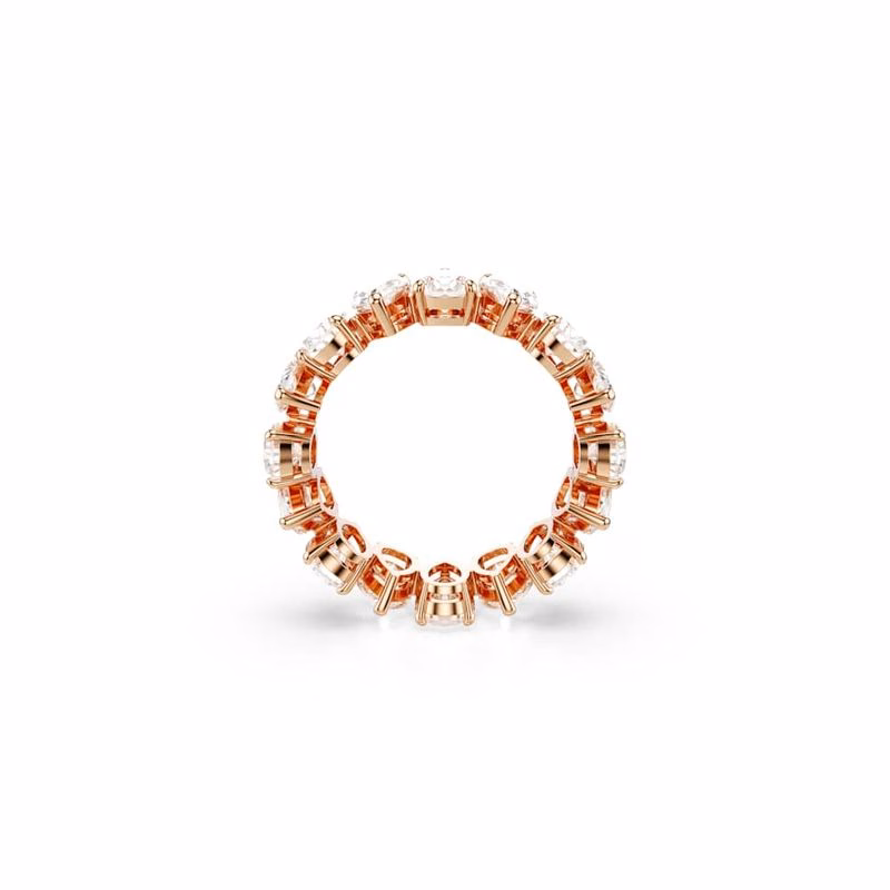 Matrix Vittore Ring, Birnenschliff, Weiß, Roségoldfarben