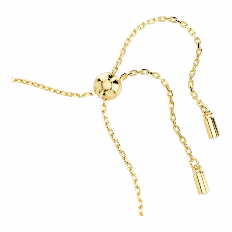 Symbolisches Armband mit Kleeblatt, Nazar-Amulett und Hufeisen, blau, goldfarben plattiert
