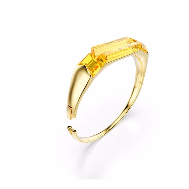 Leuchtendes Armband, gelb, goldfarben plattiert