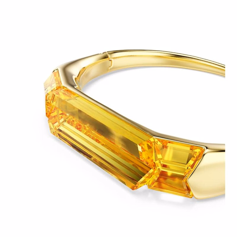 Leuchtendes Armband, gelb, goldfarben plattiert