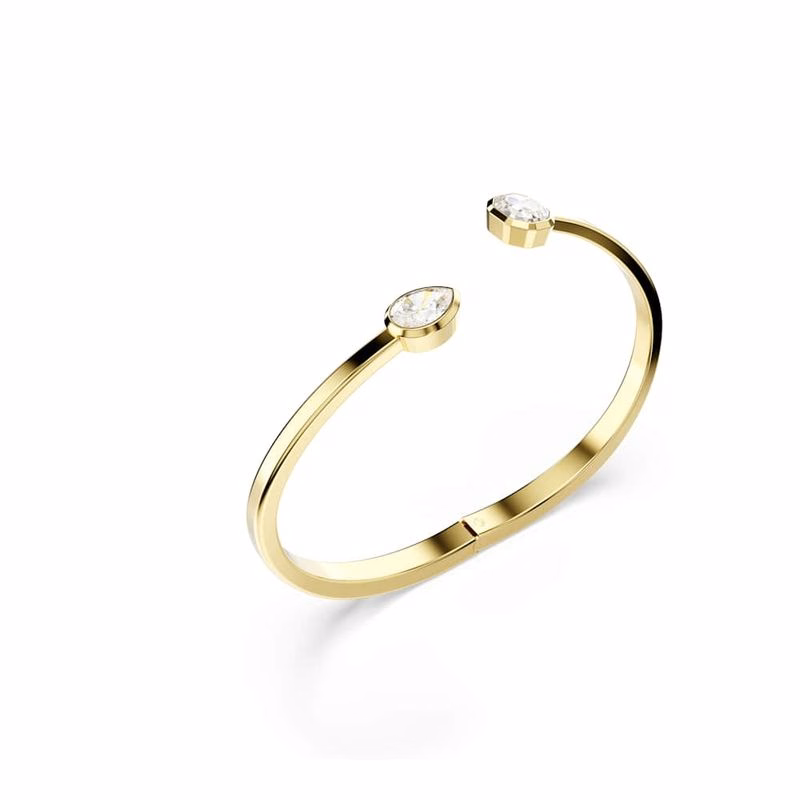Bernsteinarmband, verschiedene Größen, Weiß, goldfarben plattiert