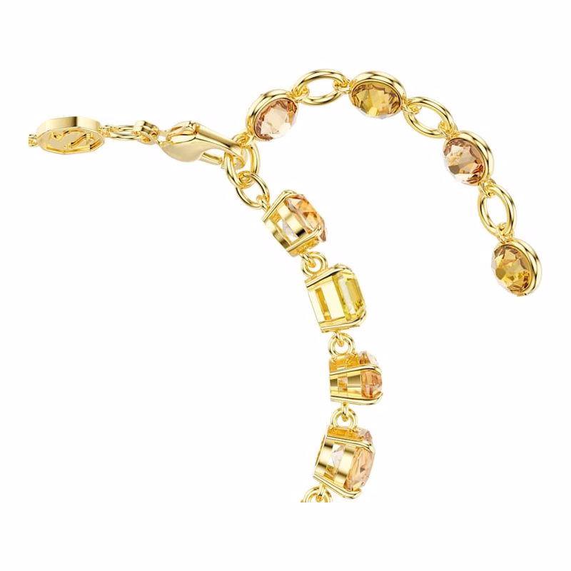 Edelsteinarmband, verschiedene Größen, Gelbgold, goldfarben plattiert