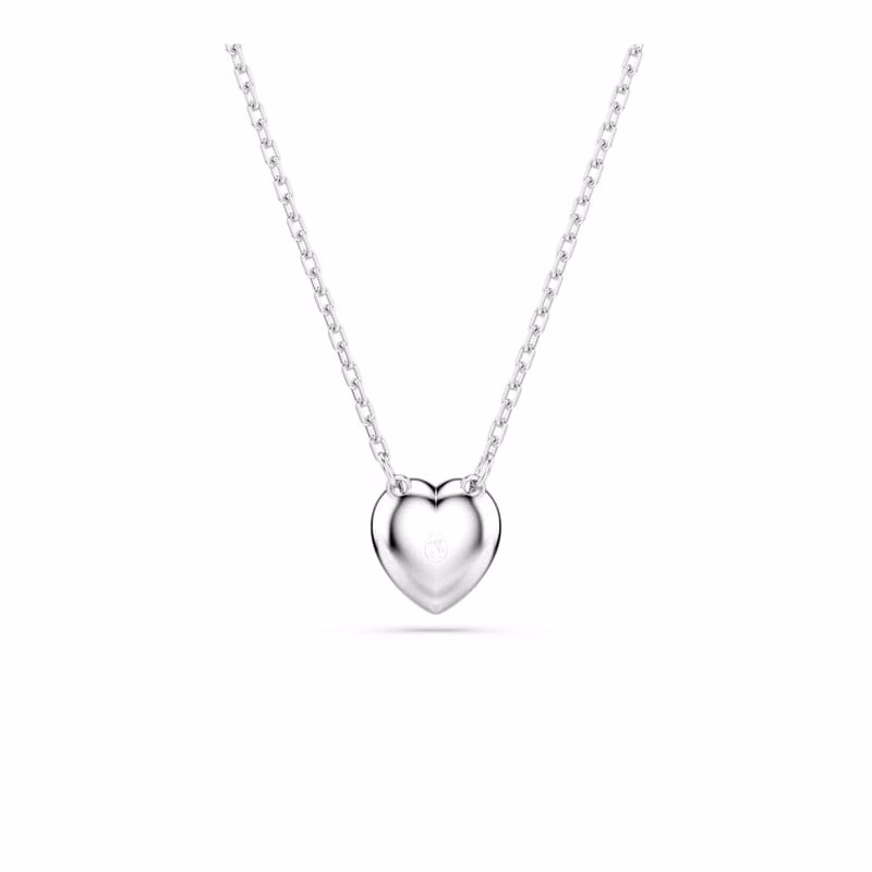 Ariana Grande x Swarovski Anhänger, verschiedene Größen, Herz, Weiß, rhodiniert