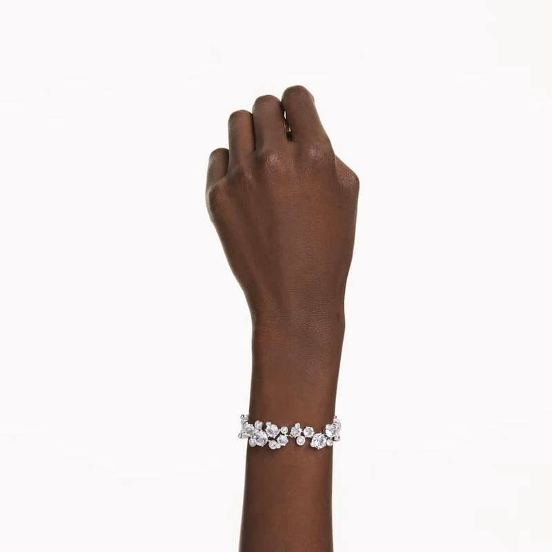 Constella Armband, verschiedene Größen, Weiß, rhodiniert