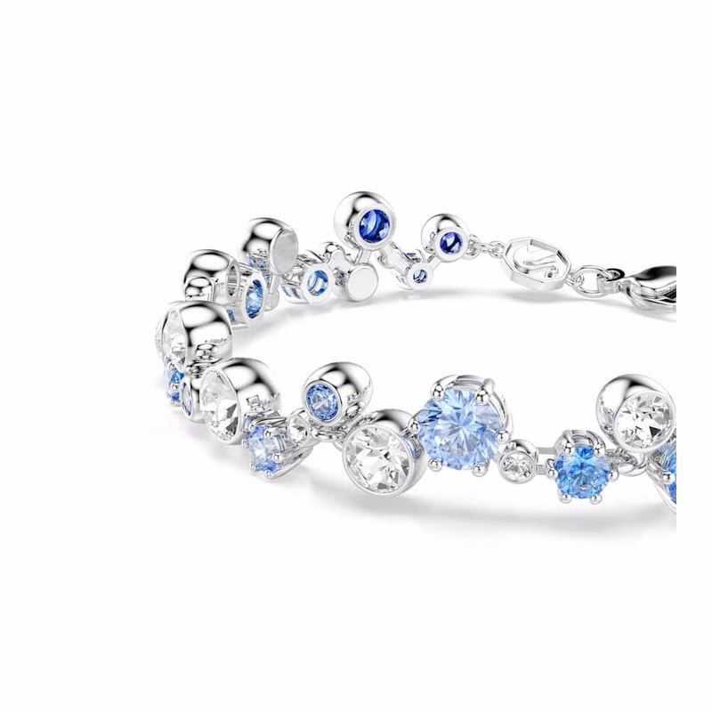 Constella-Armband, verschiedene Größen, blau, rhodiniert