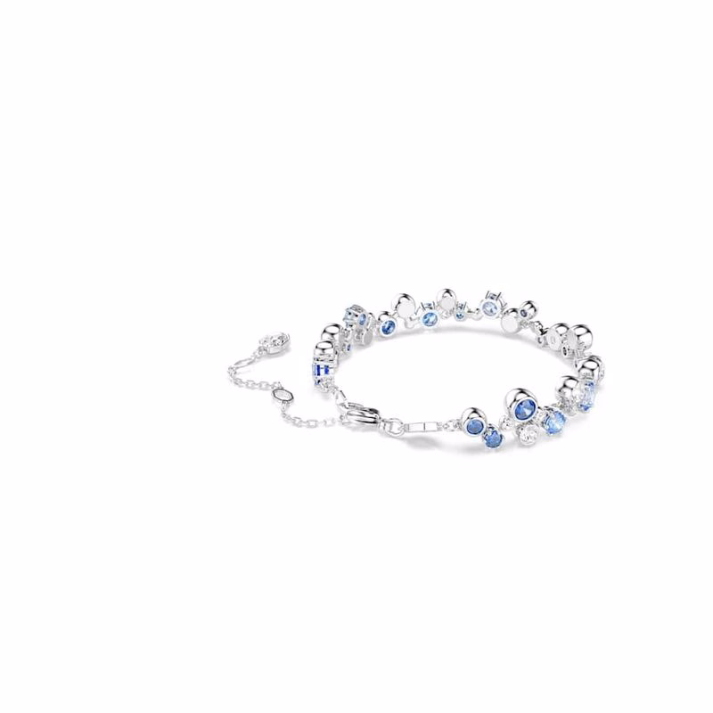 Constella-Armband, verschiedene Größen, blau, rhodiniert