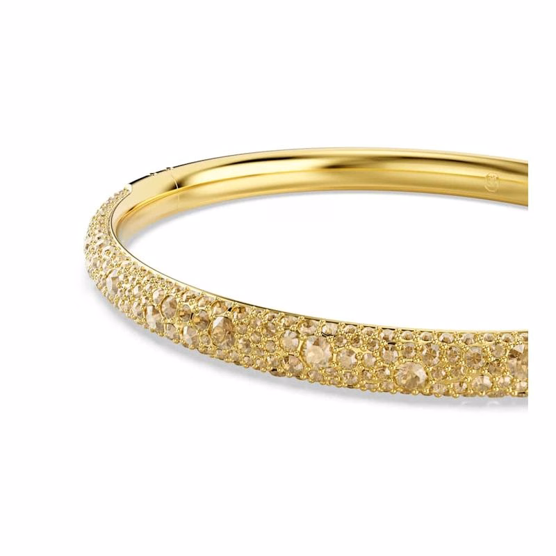 Sublima Armband, Schneepavé, Weiß, Goldfarben plattiert