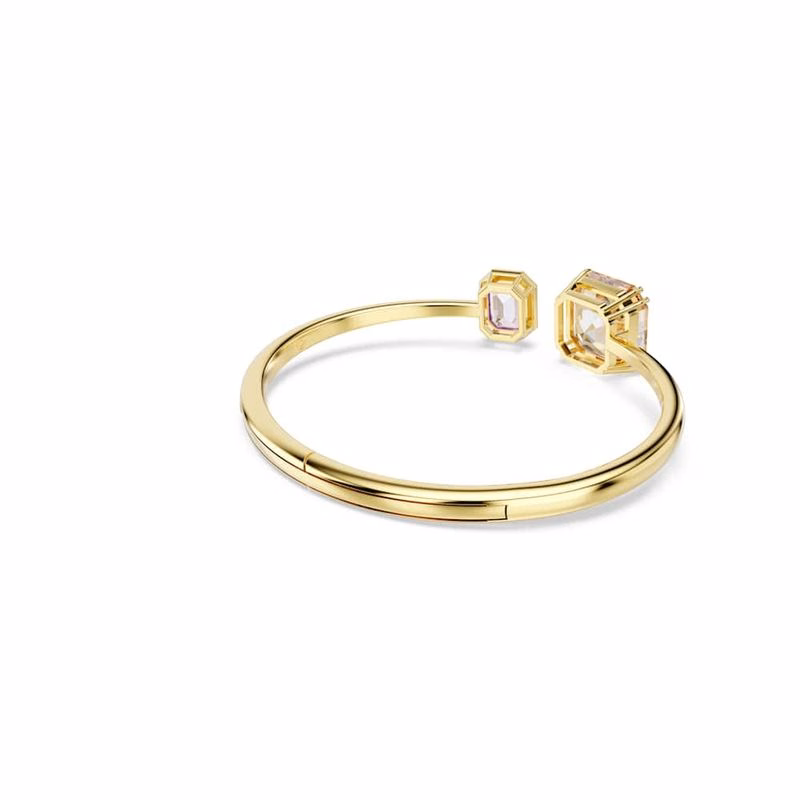 Millenia-Armband, achteckiger Schliff, mehrfarbig, goldfarben plattiert