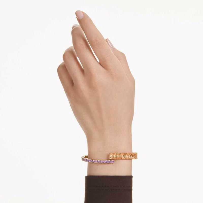 Matrix-Armband, verschiedene Größen, mehrfarbig, goldfarben plattiert