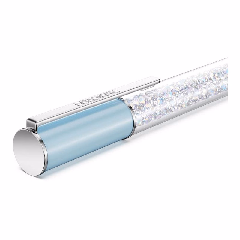 Kristalliner Glanz SCS Exklusiv-Kugelschreiber, Blau, Chrom