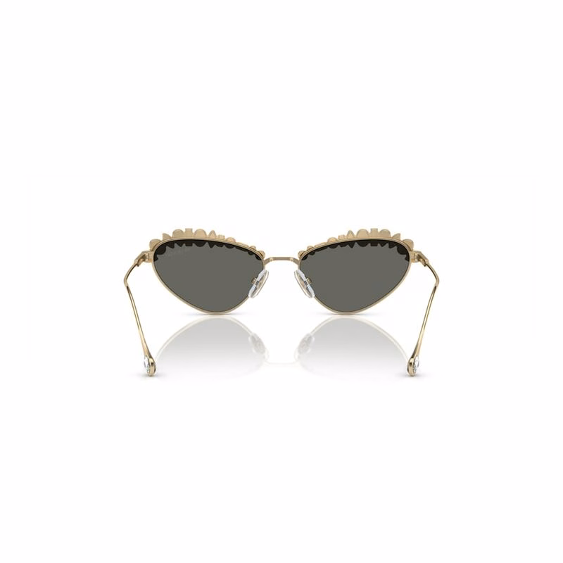 Sonnenbrille, Kunst, Katzenaugenform, SK7009, Goldton
