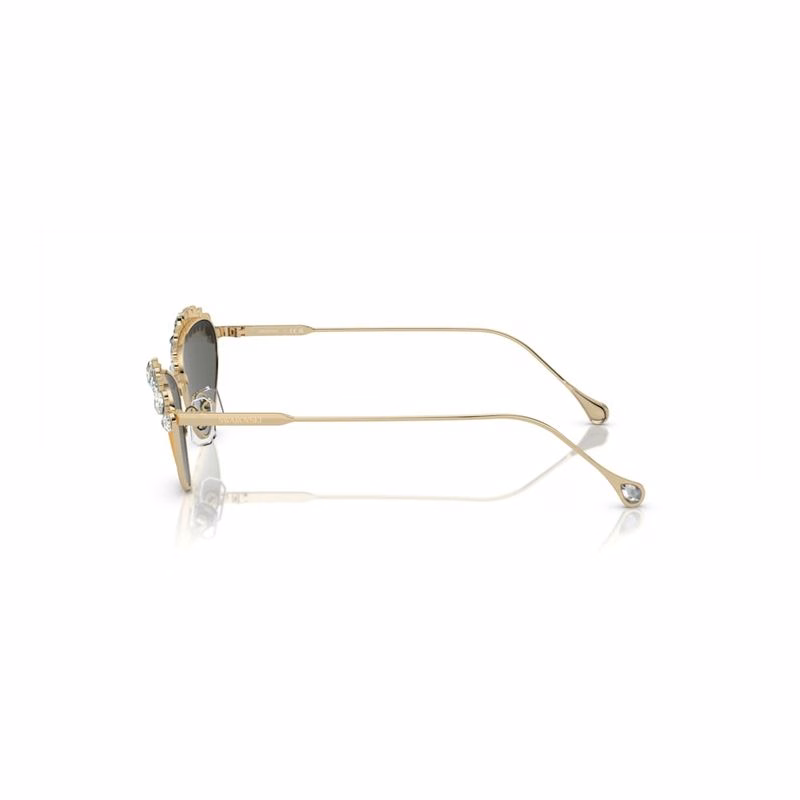 Sonnenbrille, Kunst, Katzenaugenform, SK7009, Goldton