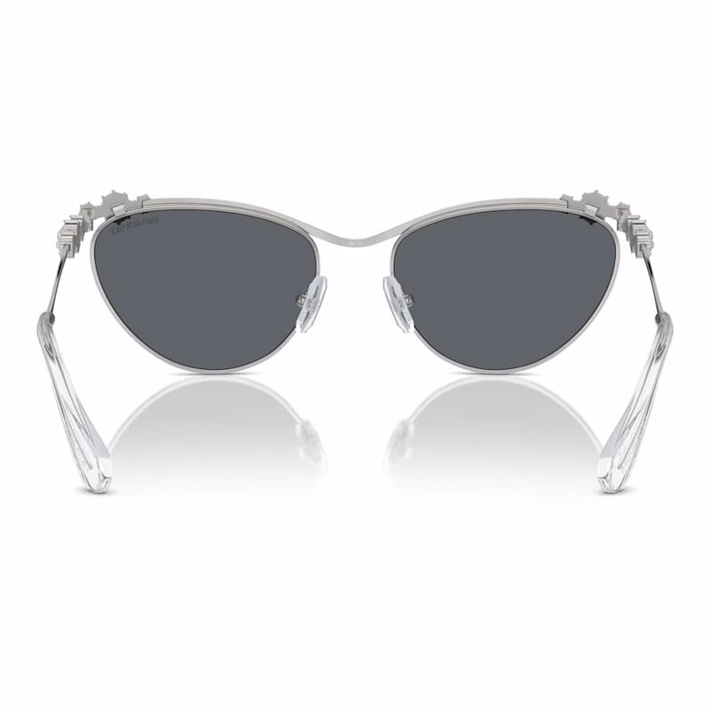 Sonnenbrille, ovale Form, SK7017, silberfarben