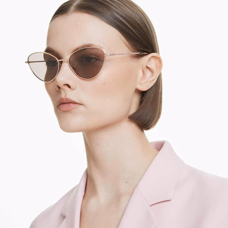 Sonnenbrille, Cat-Eye-Form, SK7014, Lila