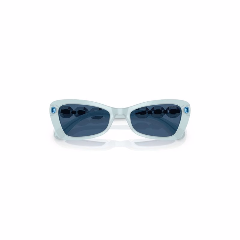 Sonnenbrille, Schmetterlingsform, SK6033, Blau