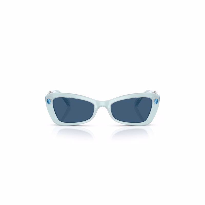 Sonnenbrille, Schmetterlingsform, SK6033, Blau