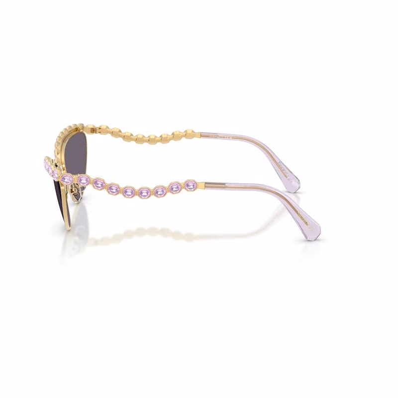 Sonnenbrille, Katzenaugenform, Lila