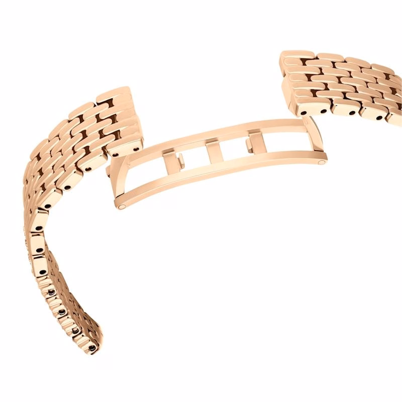 Attract Uhr, Swiss Made, Pavé-Beschichtung, Metallarmband, Roségoldfarben, Roségoldfarbenes Finish