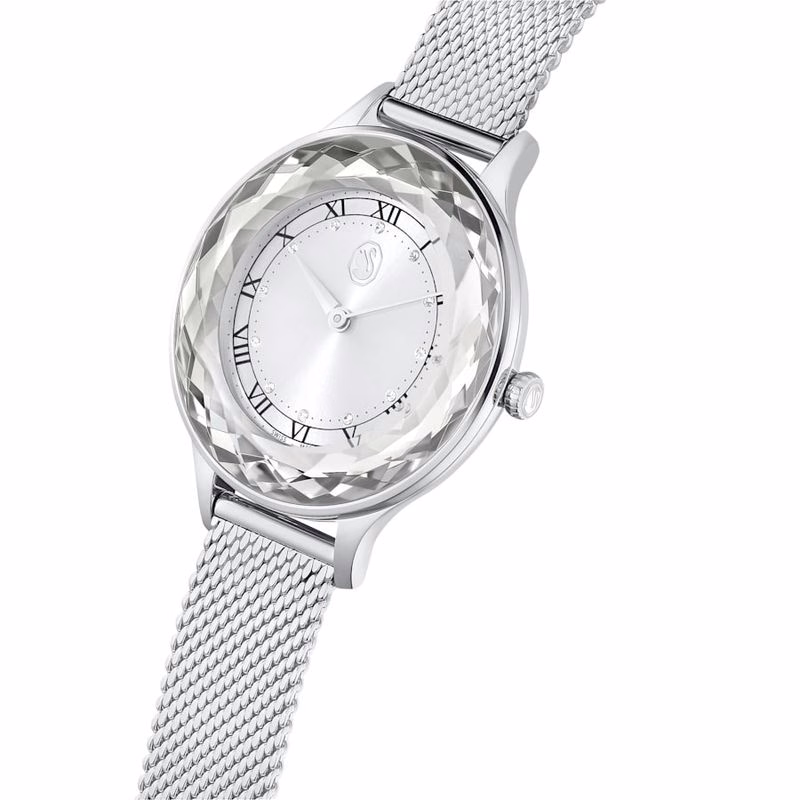 Octea Nova Uhr, Swiss Made, Metallarmband, silberfarben, Edelstahl