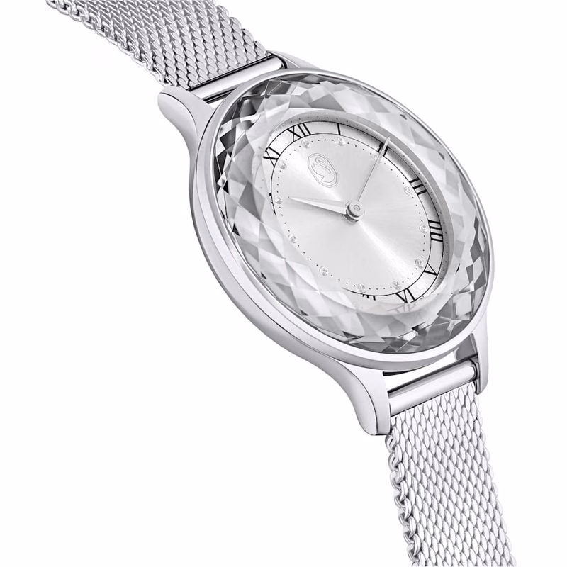 Octea Nova Uhr, Swiss Made, Metallarmband, silberfarben, Edelstahl