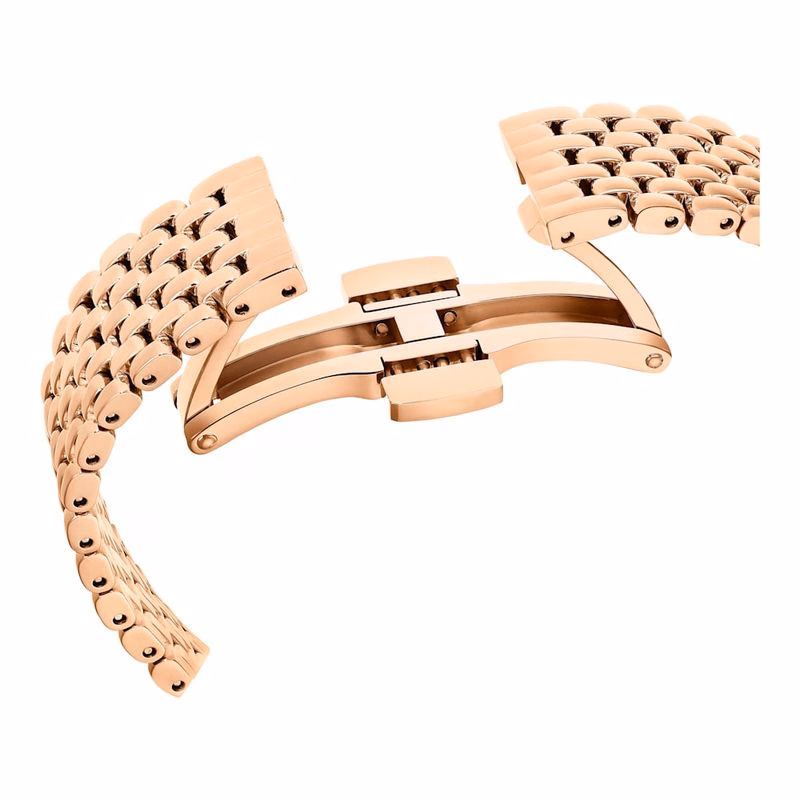 Certa Uhr, Swiss Made, Metallarmband, Roségoldfarben, Roségoldfarbenes Finish