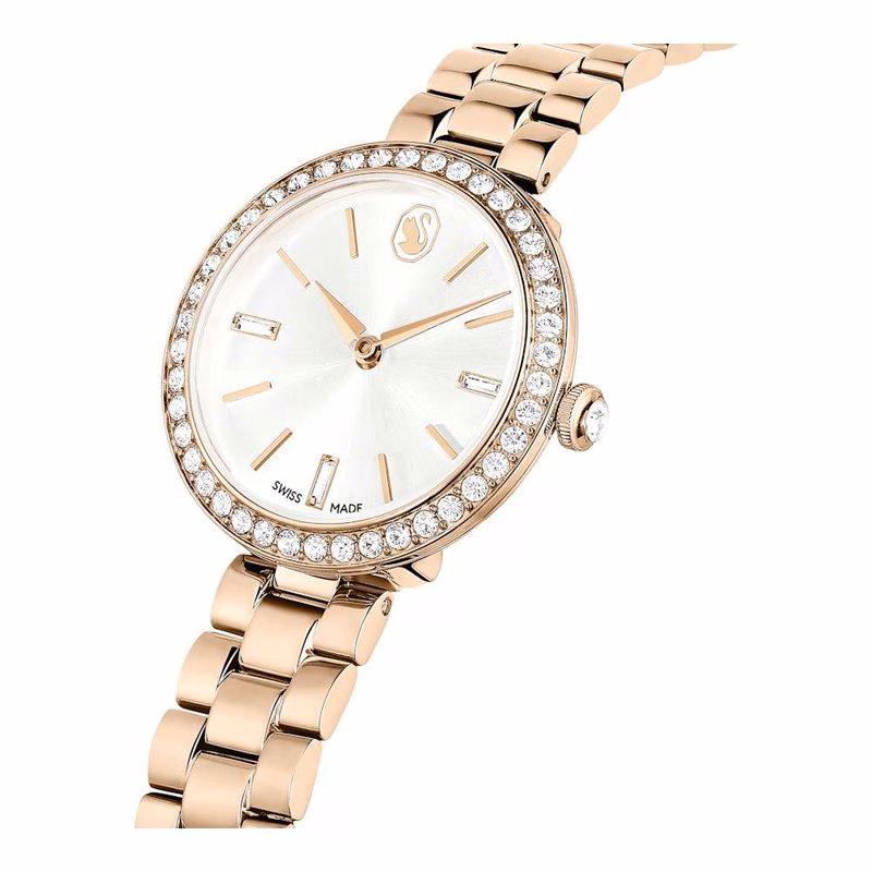 Certa Uhr, Swiss Made, Metallarmband, goldfarben, champagnerfarbenes Gold-Finish