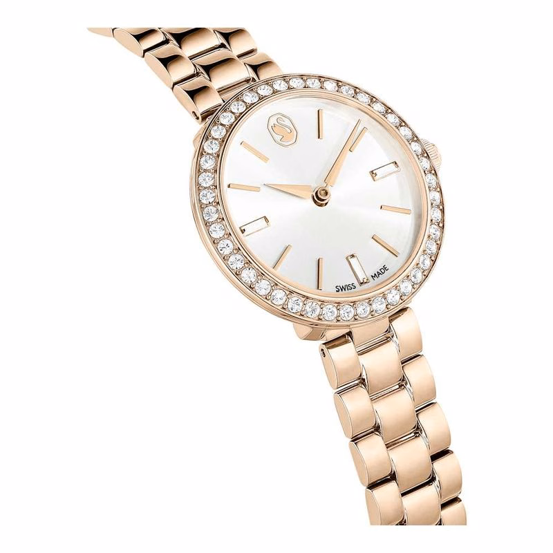 Certa Uhr, Swiss Made, Metallarmband, goldfarben, champagnerfarbenes Gold-Finish
