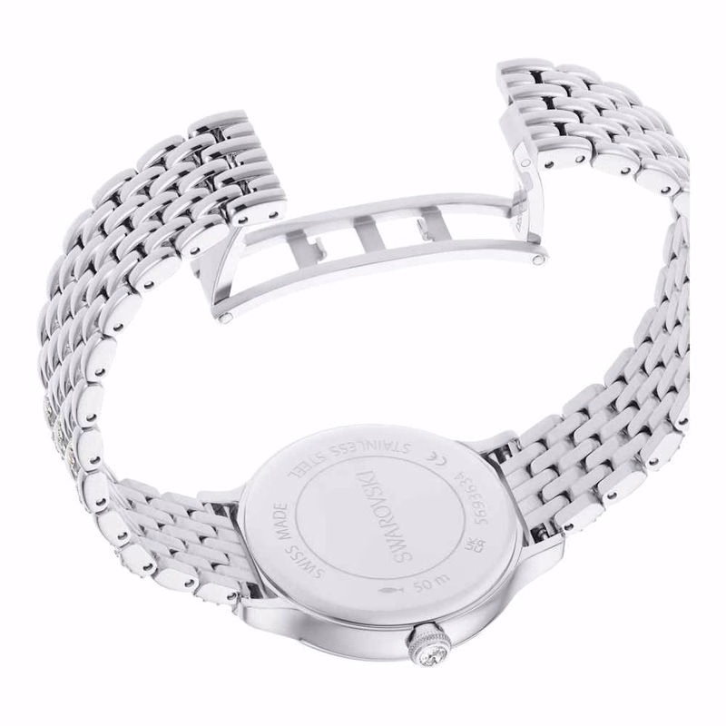 Imber Uhr, Swiss Made, Metallarmband, silberfarben, Edelstahl