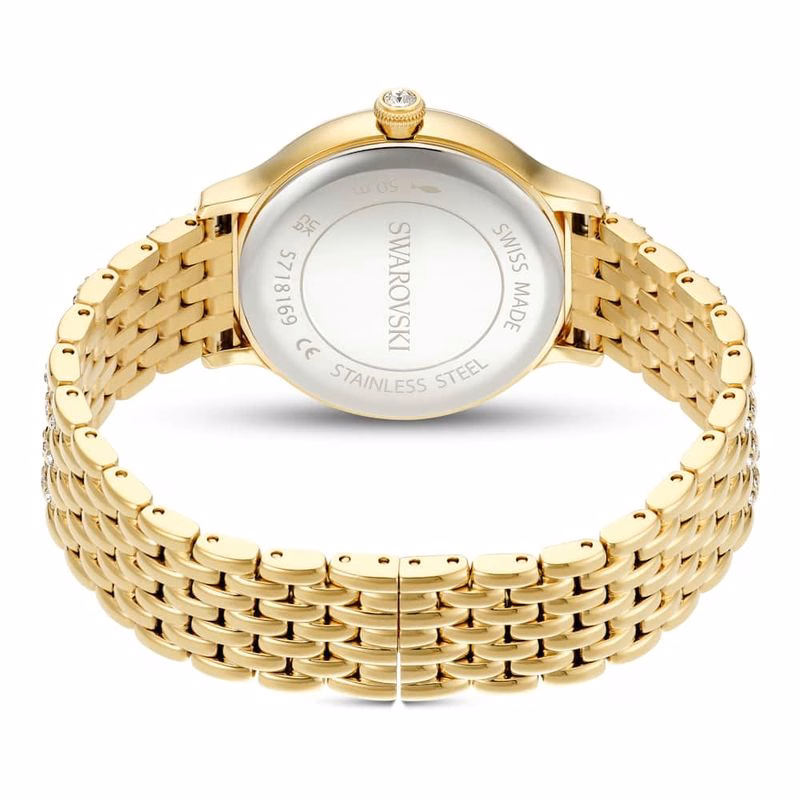 Imber Uhr, Swiss Made, Metallarmband, goldfarben, goldfarbenes Finish