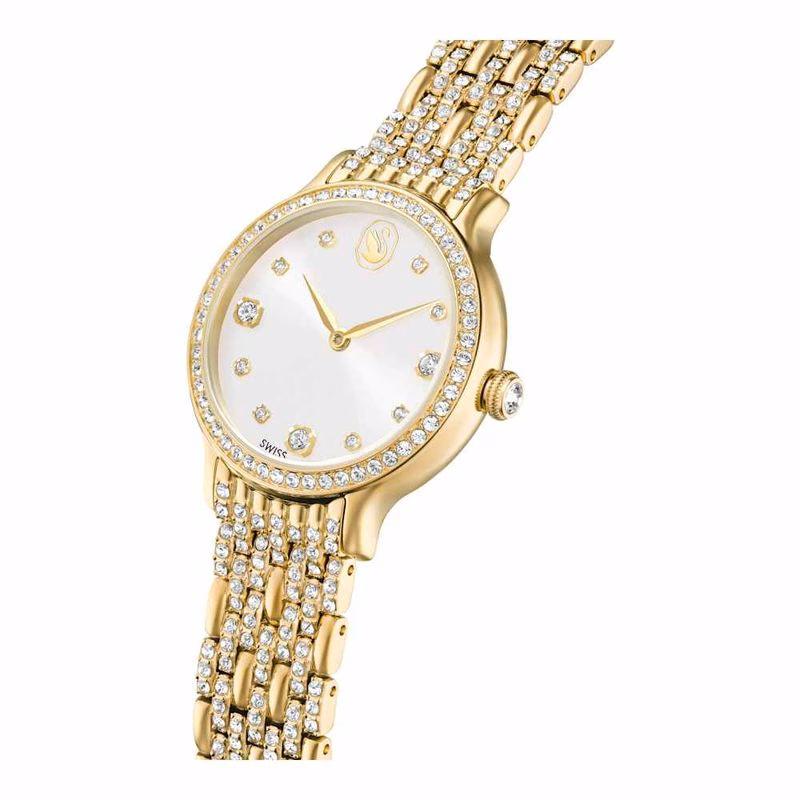Imber Uhr, Swiss Made, Metallarmband, goldfarben, goldfarbenes Finish