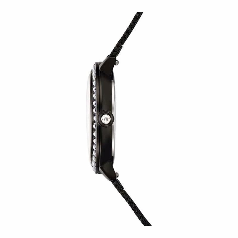 Certa Uhr, Metallarmband, Schwarz, Schwarze Oberfläche