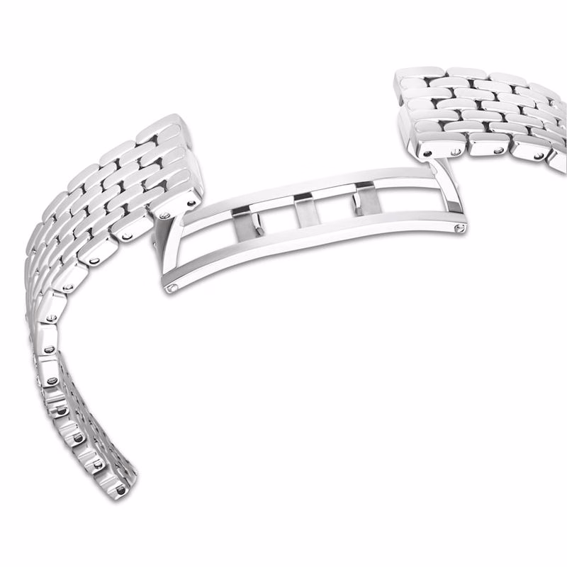 Attract Uhr, Swiss Made, Pavé-besetzt, Metallarmband, silberfarben, Edelstahl