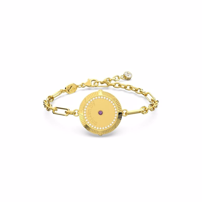 Sternzeichen-Armband, Wassermann, Goldfarben, goldplattiert