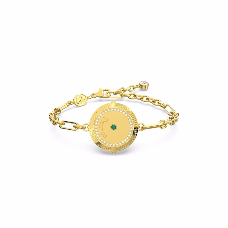 Sternzeichen-Armband, Stier, Goldfarben, goldplattiert