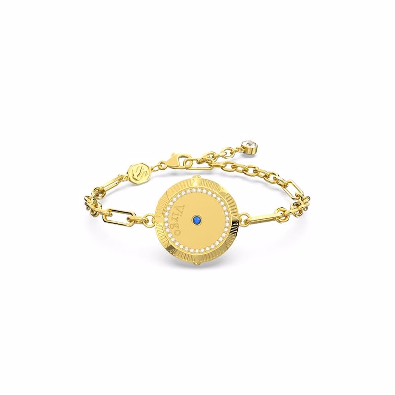 Sternzeichen-Armband, Jungfrau, Goldfarben, goldplattiert